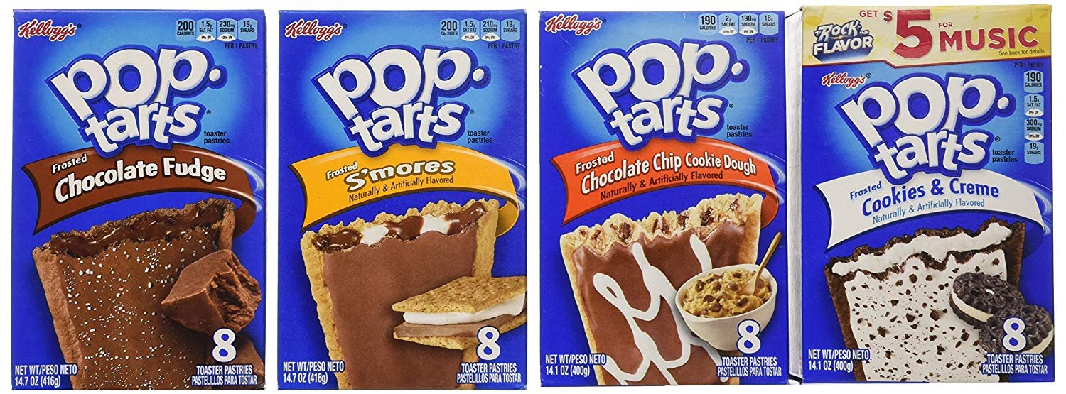 Amazon Com  Pop Tarts Frosted Variety Pack, Chocolate Flavors  S