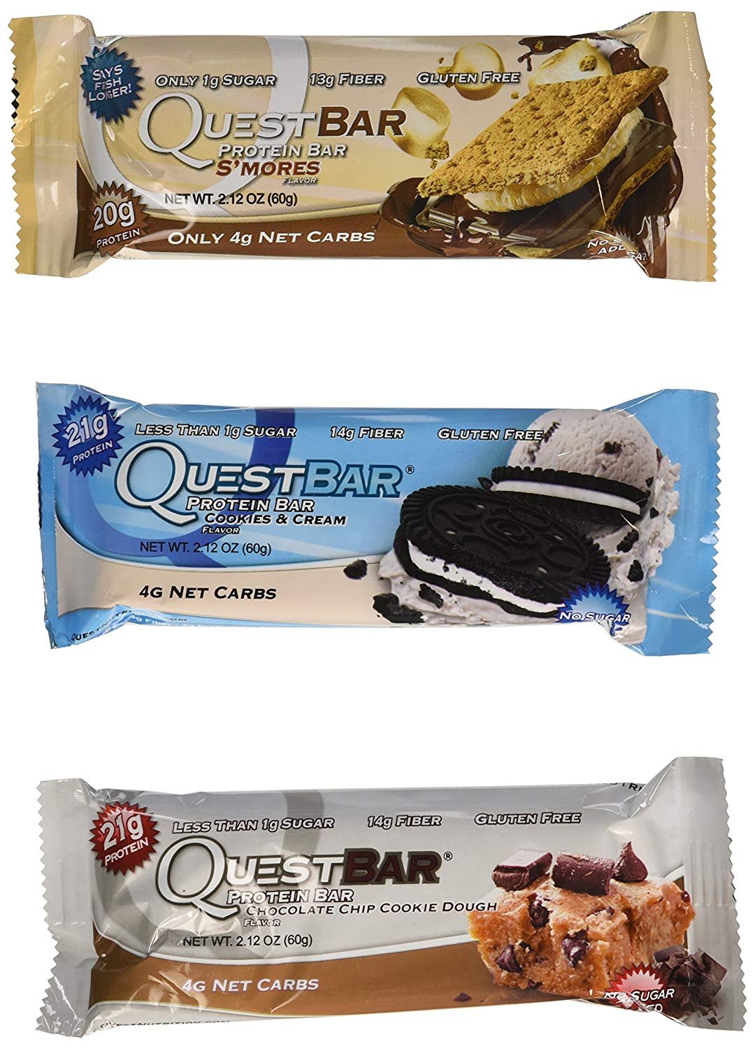 Amazon Com  Quest Nutrition Protein Bar Variety Pack, Including S