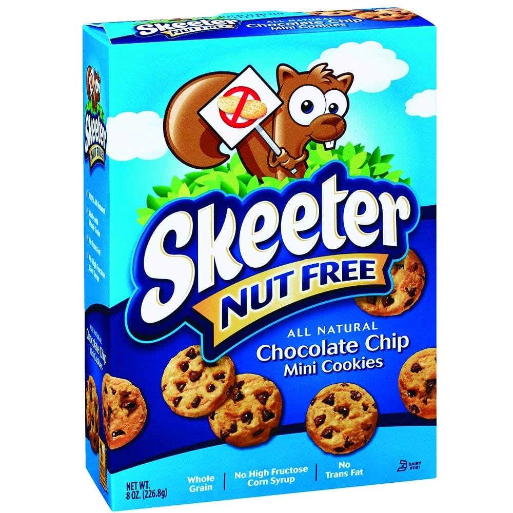 Amazon Com  Skeeter Nut Free Mini Cookies, Chocolate Chip, 8 Ounce