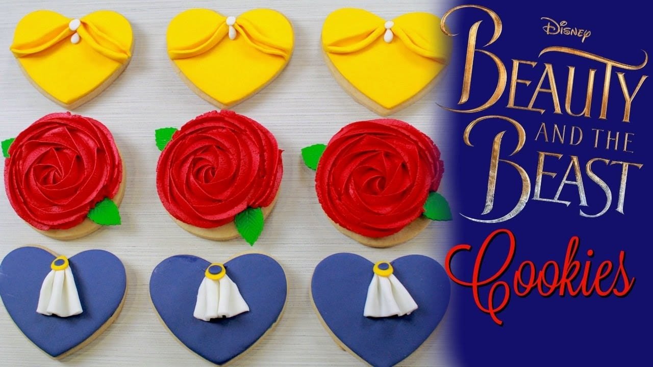 Beauty & The Beast Cookies (collab All Things Cute)