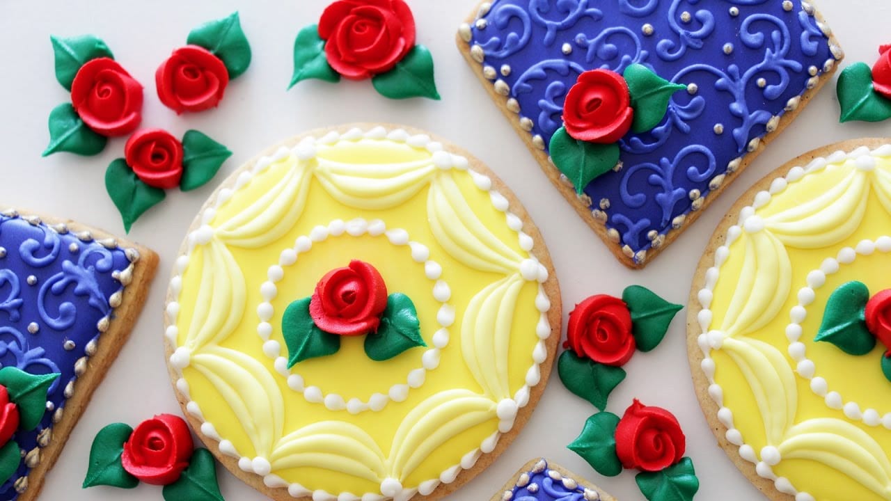 Beauty And The Beast Inspired Cookies!