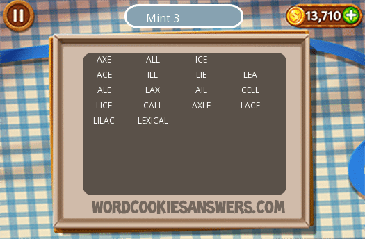 Best Mint 03 Word Cookies Image Collection