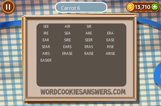 Best Word Cookies Carrot 6 Image Collection