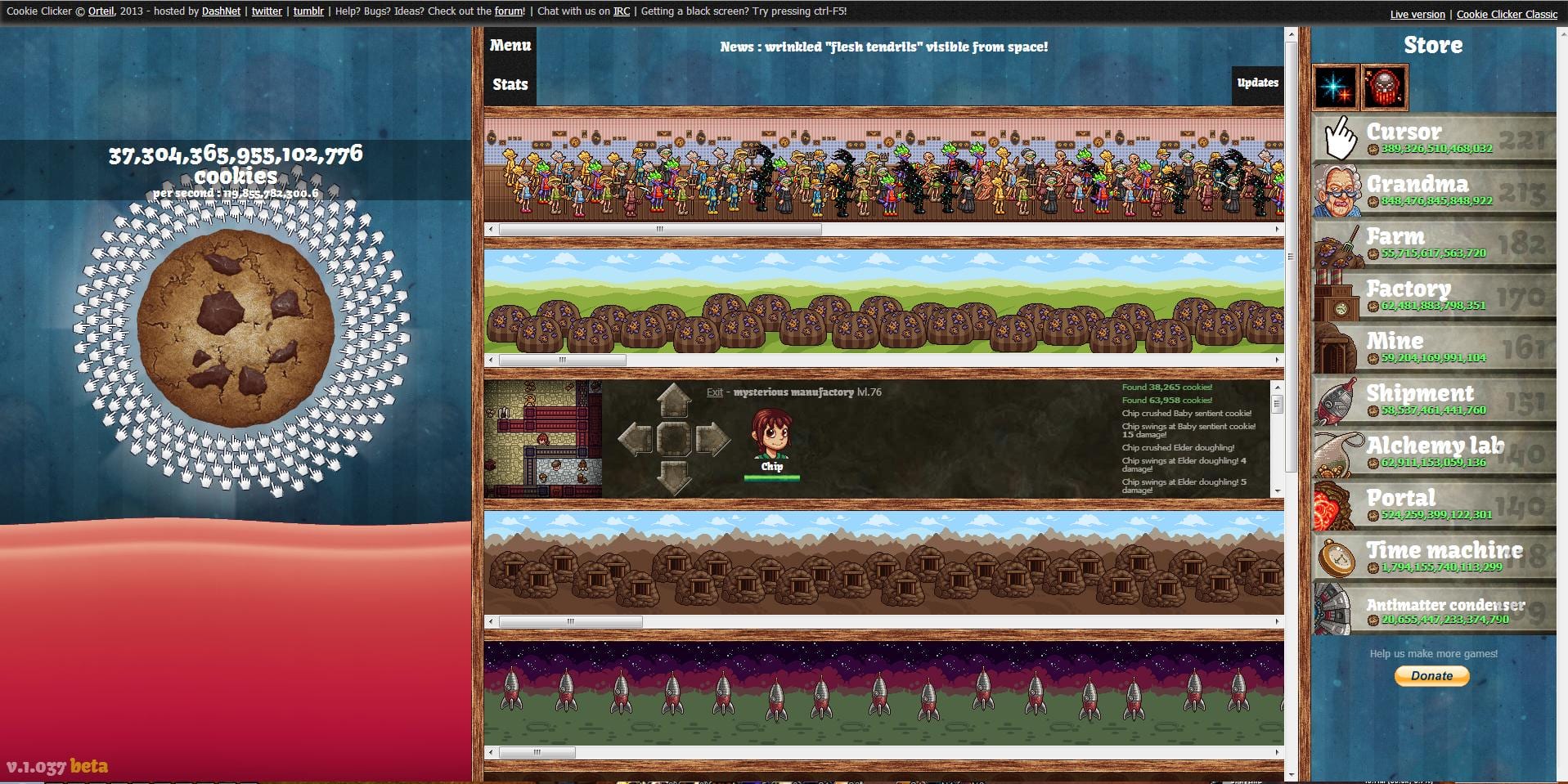 Beta] Dungeon Lvl 76   Cookieclicker