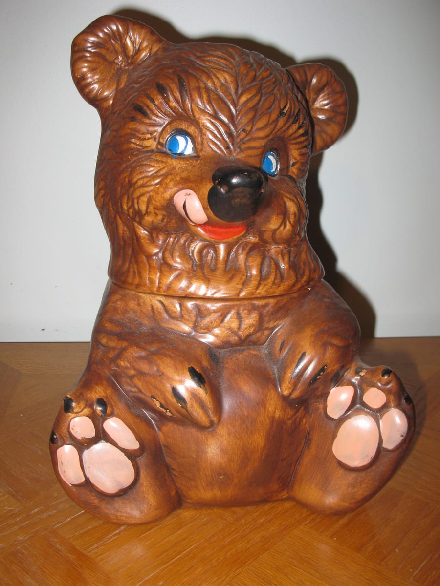 Brown Bear Cookie Jar