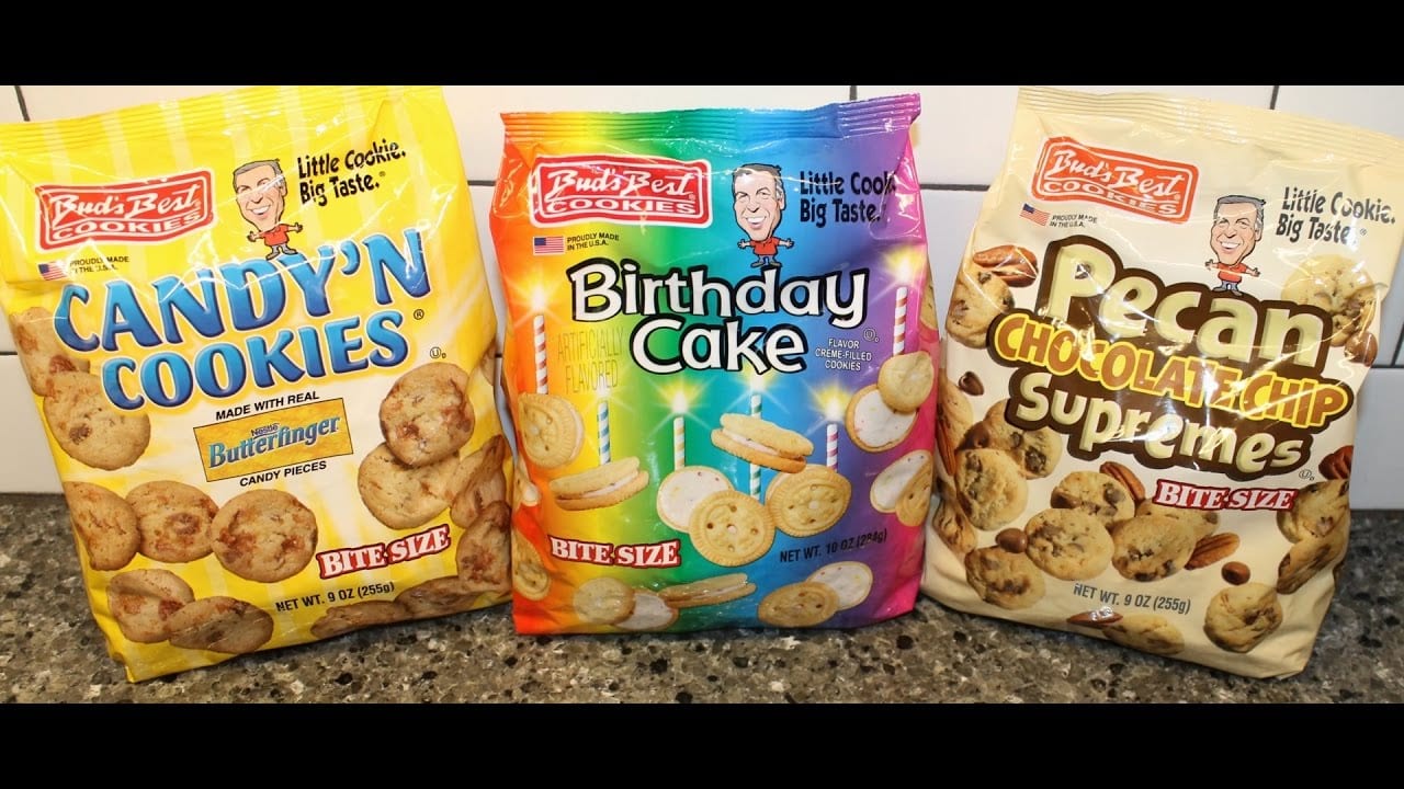 Bud's Best Cookies  Butterfinger Candy 'n Cookies, Birthday Cake