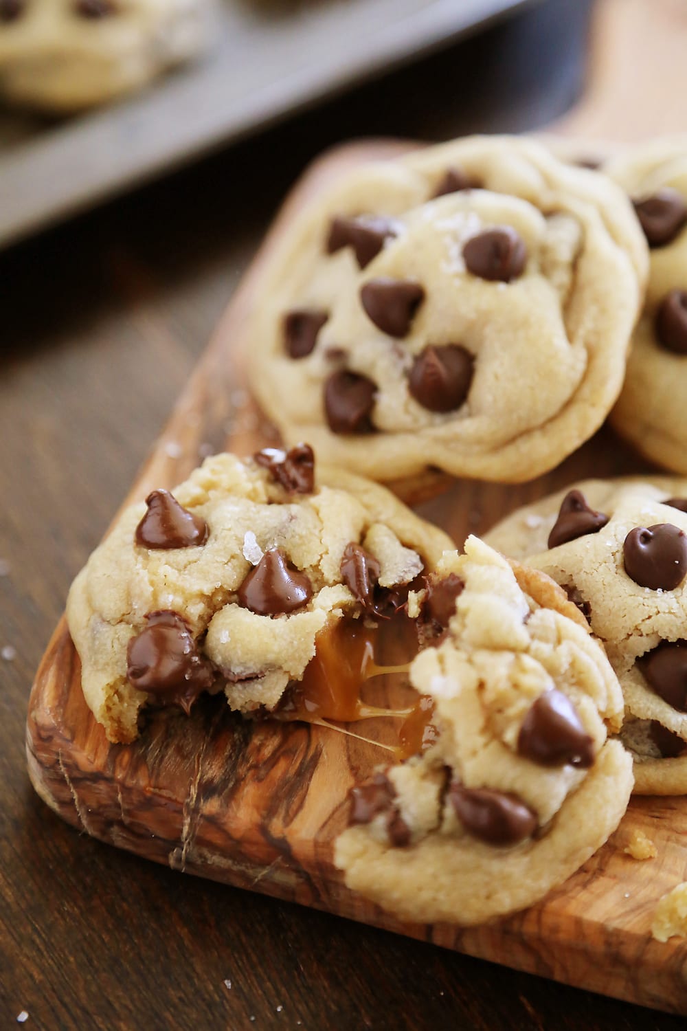 Caramel Sea Salt Chocolate Chip Cookies