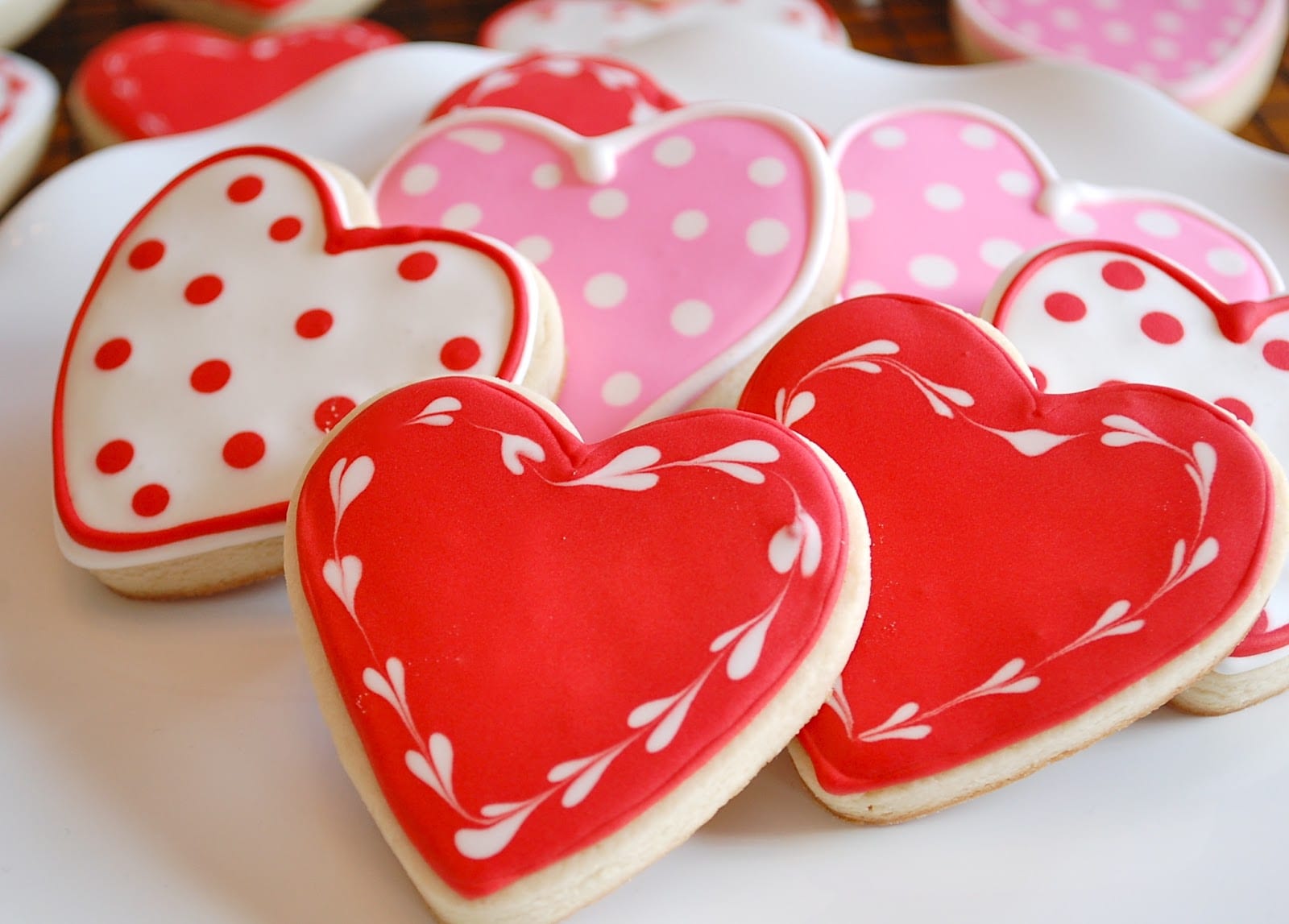 Chef Mommy  Valentine's Day Heart Sugar Cookies