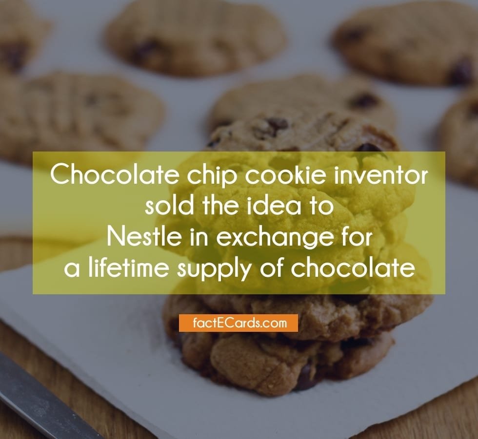 Chocolate Chip Cookie Inventor Sold The Idea To Nestle In Exchange