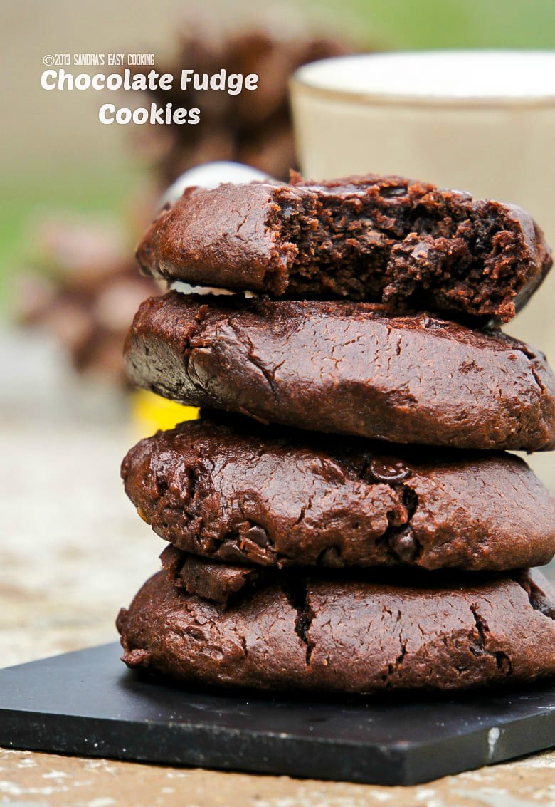 Chocolate Fudge Cookies