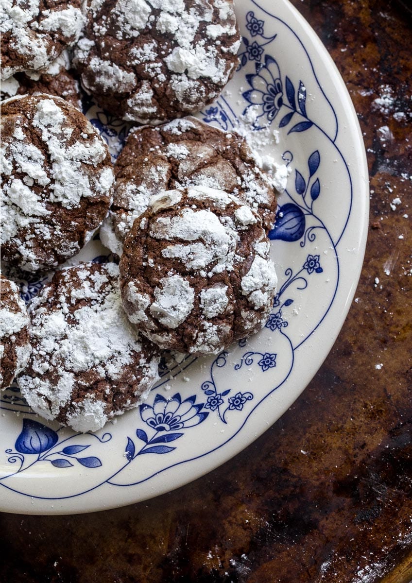 Chocolate Gooey Butter Cookies