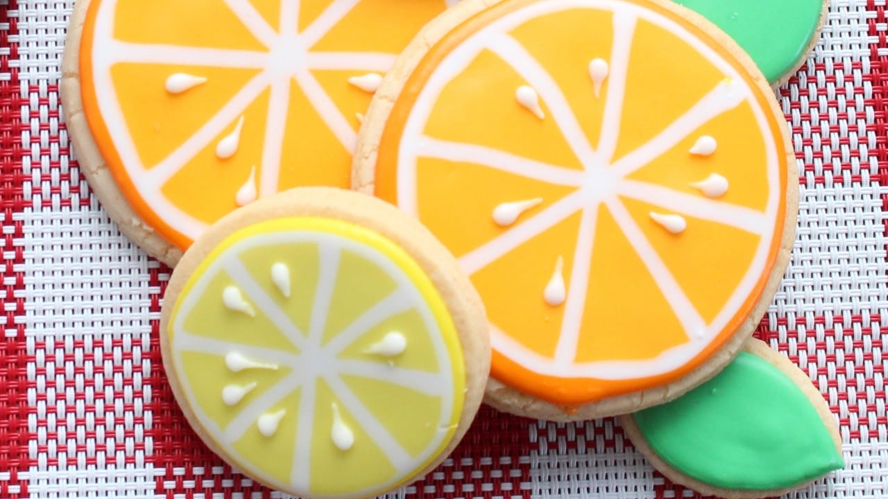 Citrus Slice Cookies
