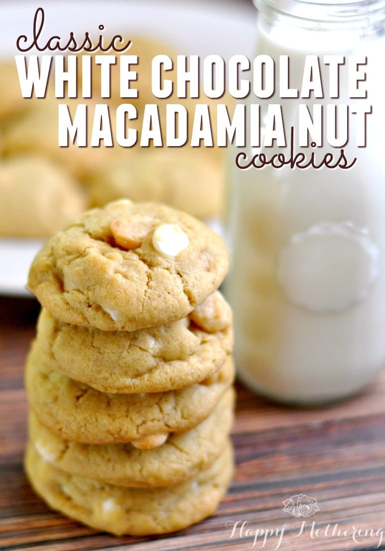 Classic White Chocolate Macadamia Nut Cookies Recipe
