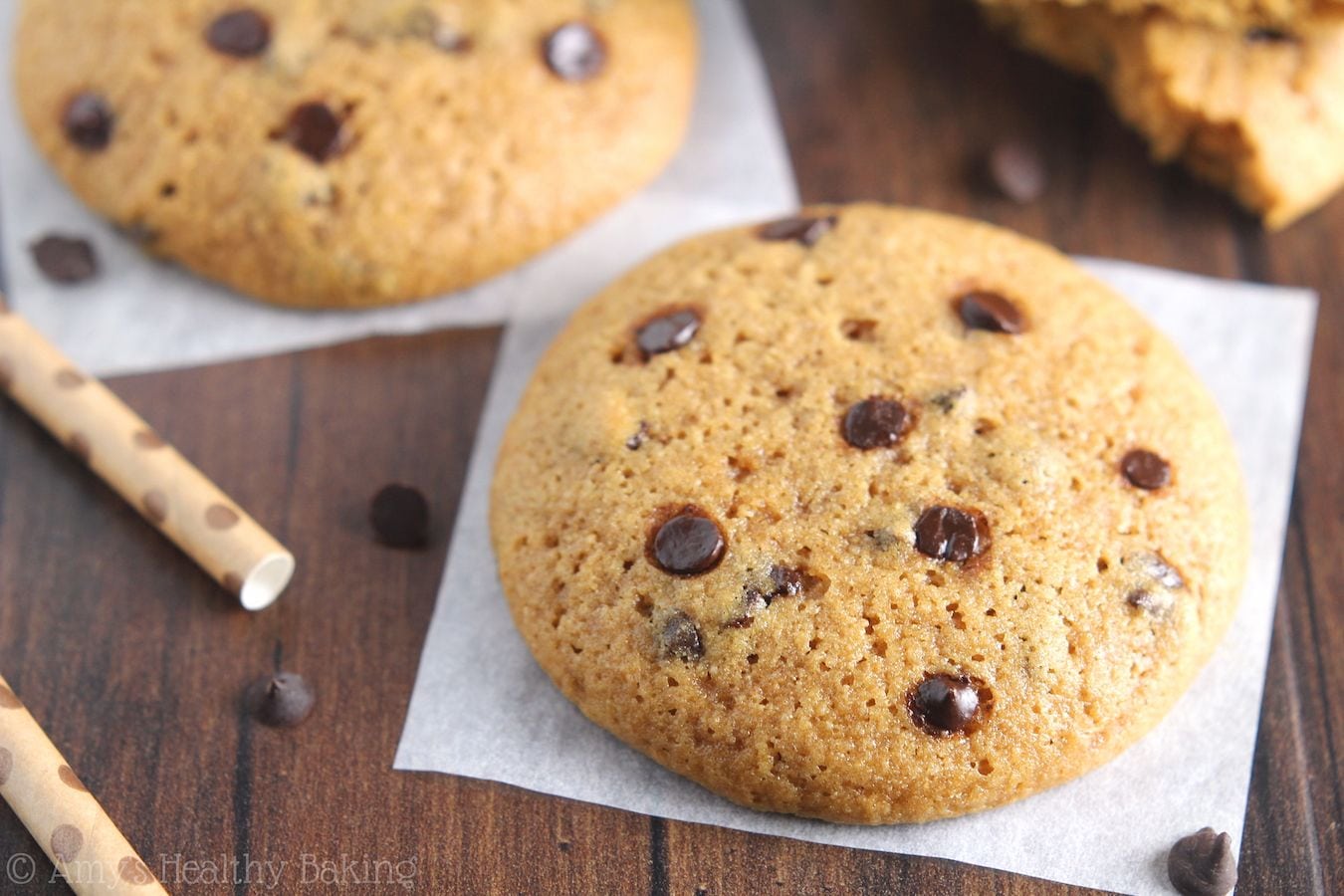 Clean Eating Chocolate Chip Cookies