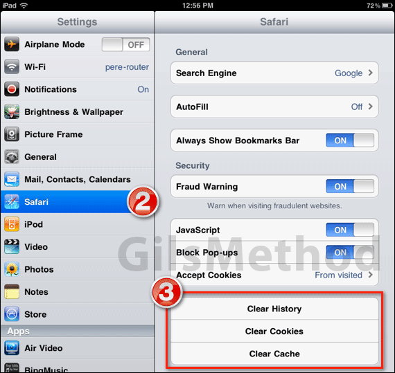 Clear Ipad Browser Cache   2018 Deals