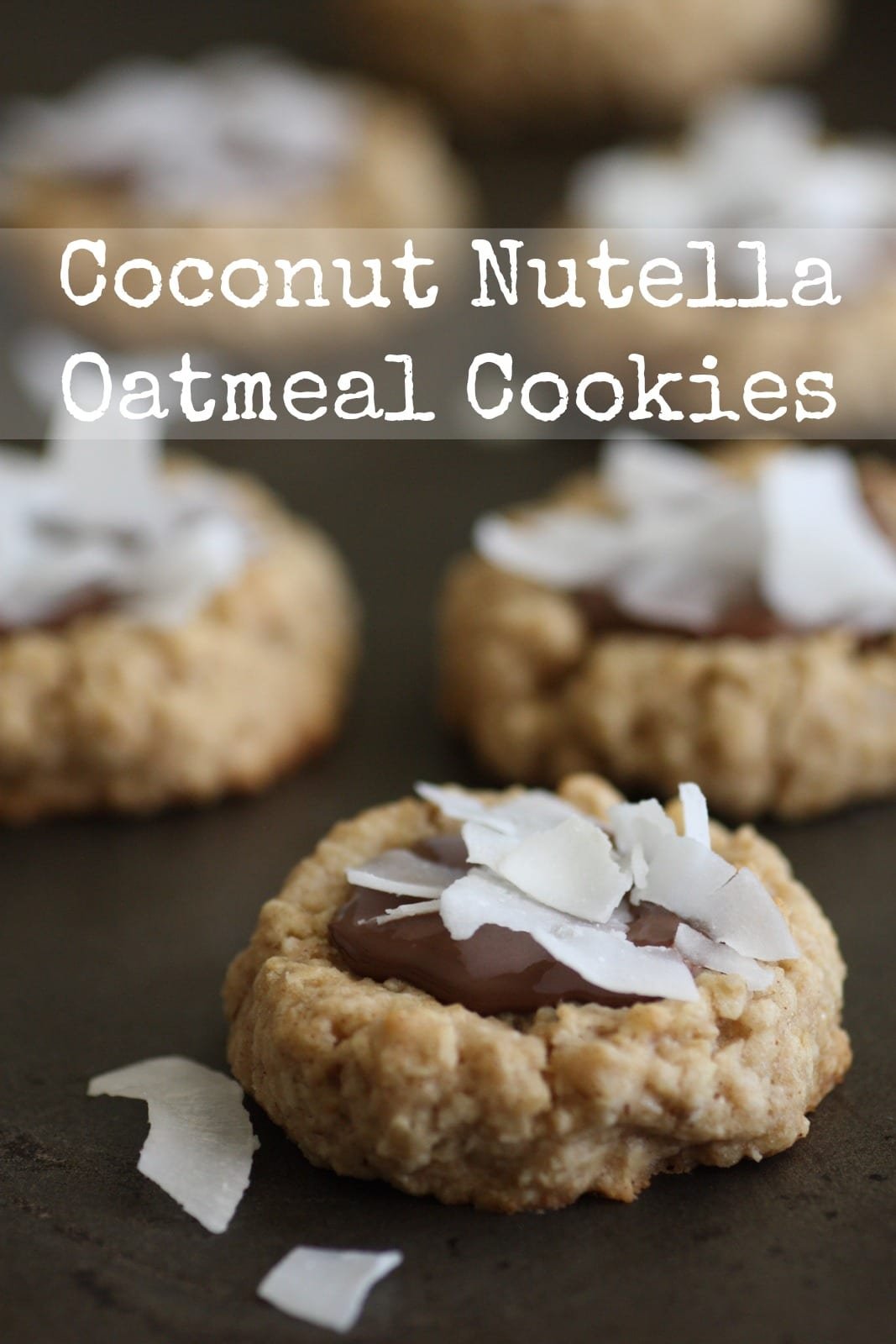 Coconut Nutella Oatmeal Cookie Recipe