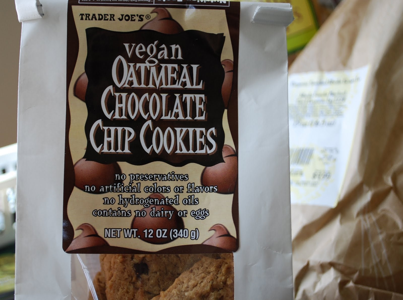 Confessions Of A Vegan Mama  Trader Joe's Vegan Chocolate Chip Cookies