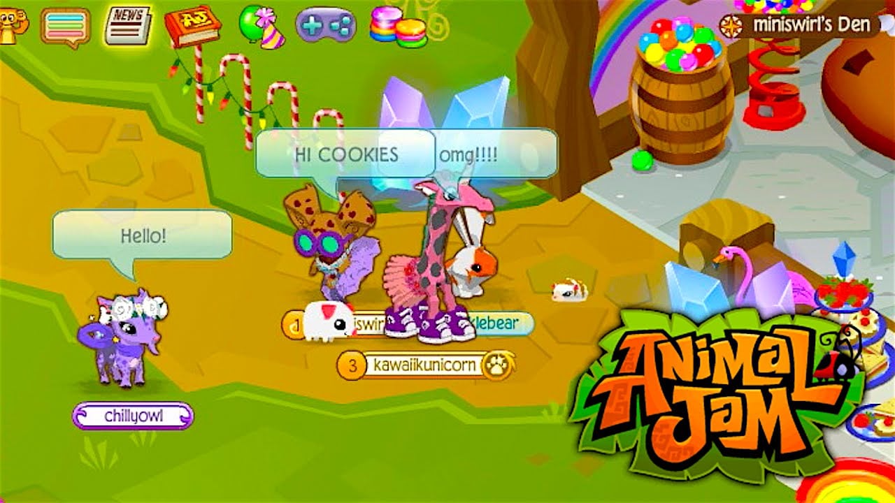 Cookieswirlc Was In My Den! Animal Jam Surprise Fans Party Video