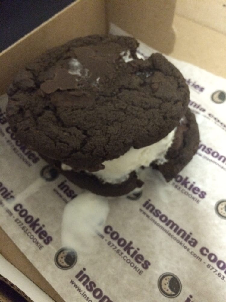Cookiewich  Double Chocolate Chunk Cookies And Chocolate Chip