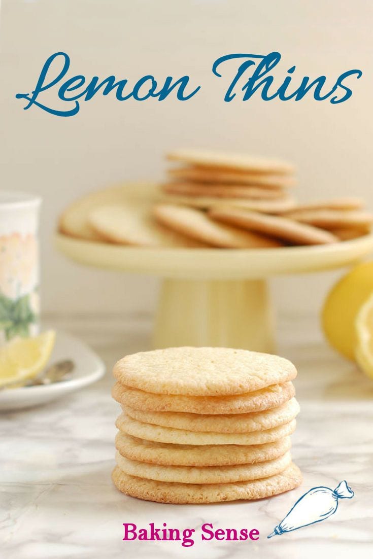 Crisp Lemon Thin Cookies