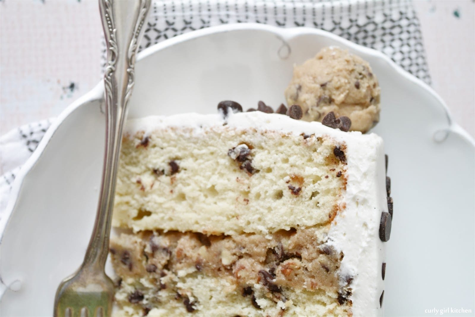 Curly Girl Kitchen  Chocolate Chip Cookie Dough Cake