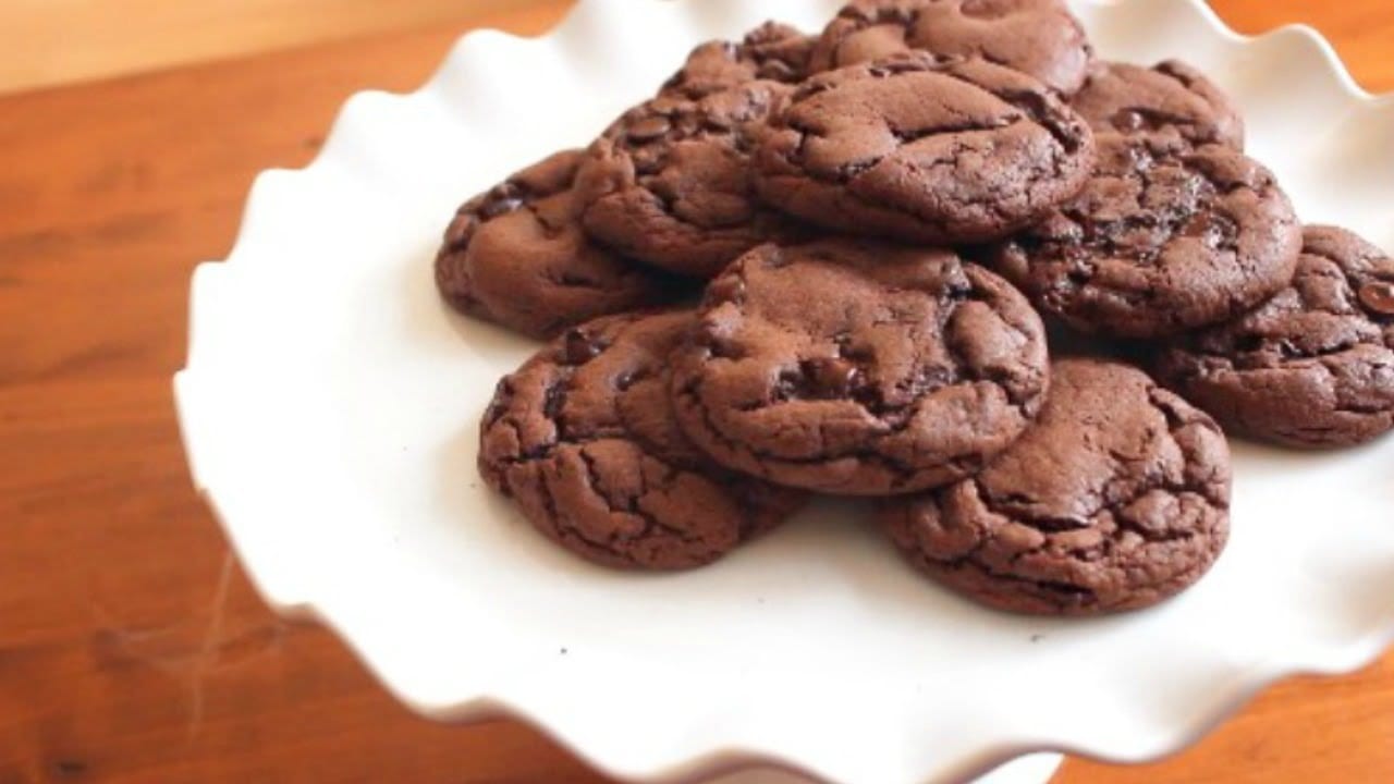 Double Chocolate Cake Mix Cookies