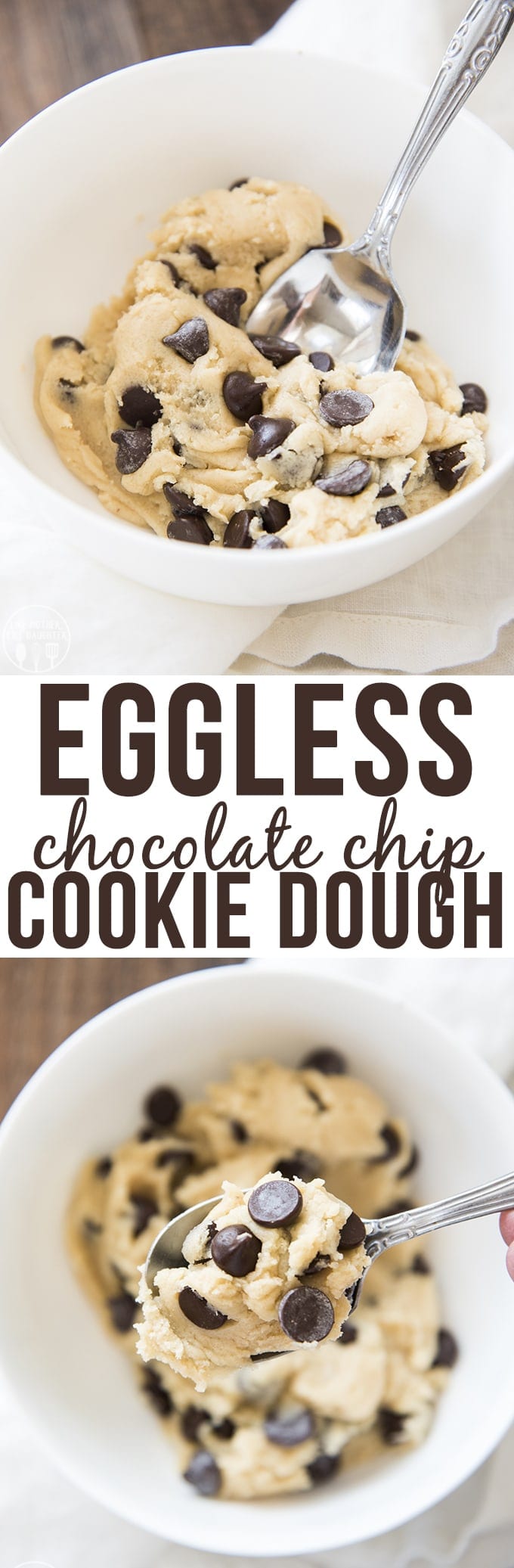 Eggless Cookie Dough For One