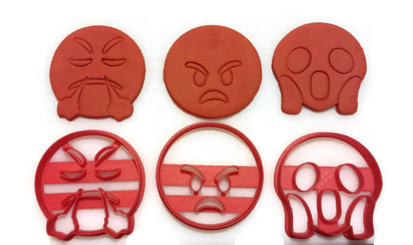 Emoji Anger Cookie Cutter Set 1