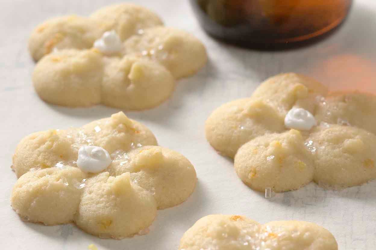 Fiori Di Sicilia Spritz Cookies Recipe