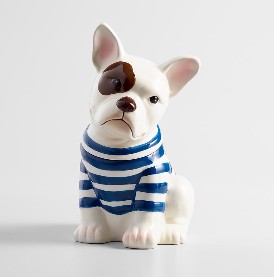 French Bulldog Ceramic Cookie Jar