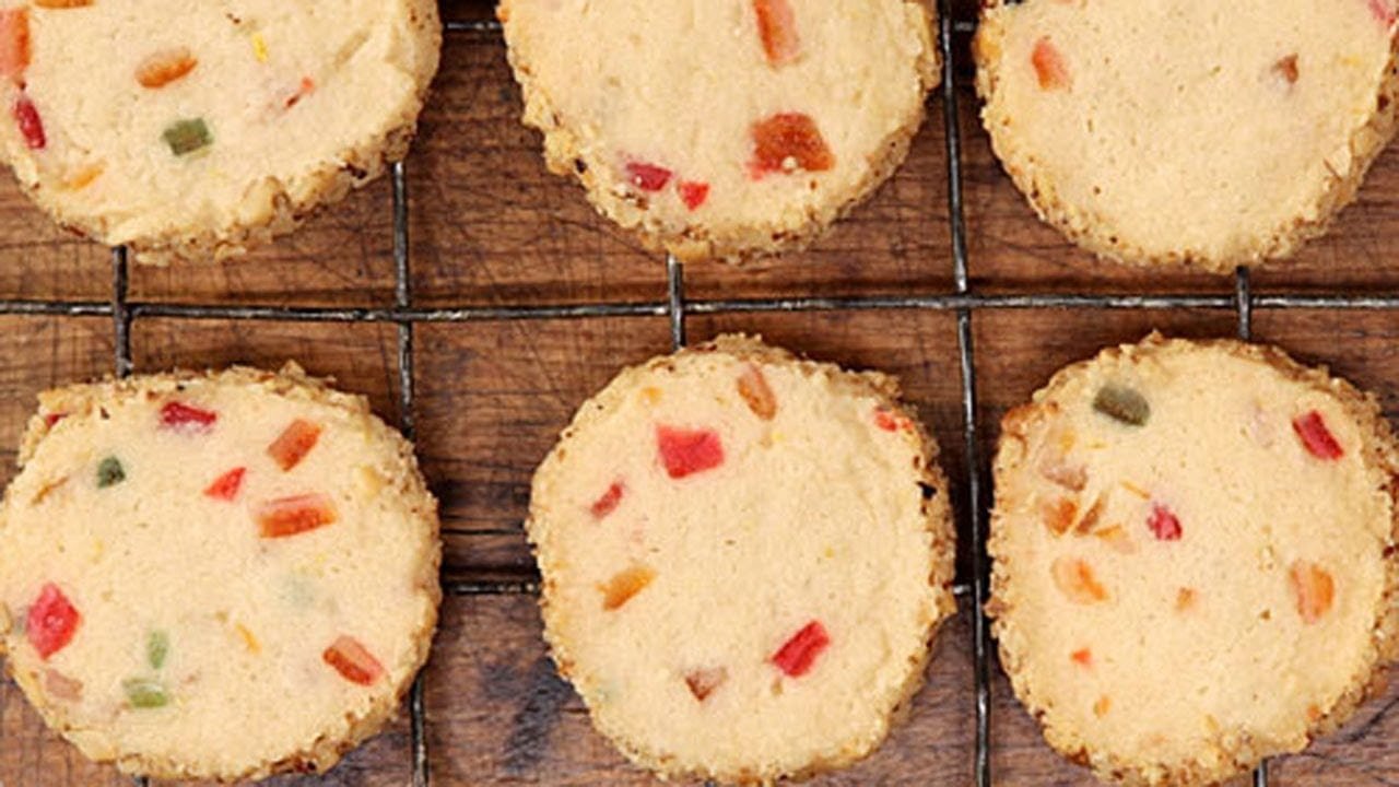 Fruitcake Slice 'n' Bake Cookies