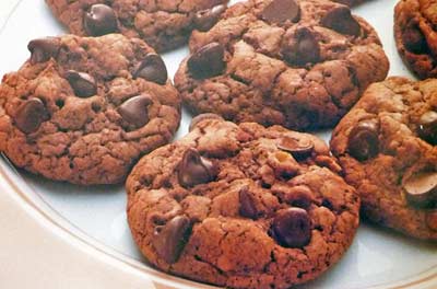 German Chocolate Cookies Made With Cake Mix