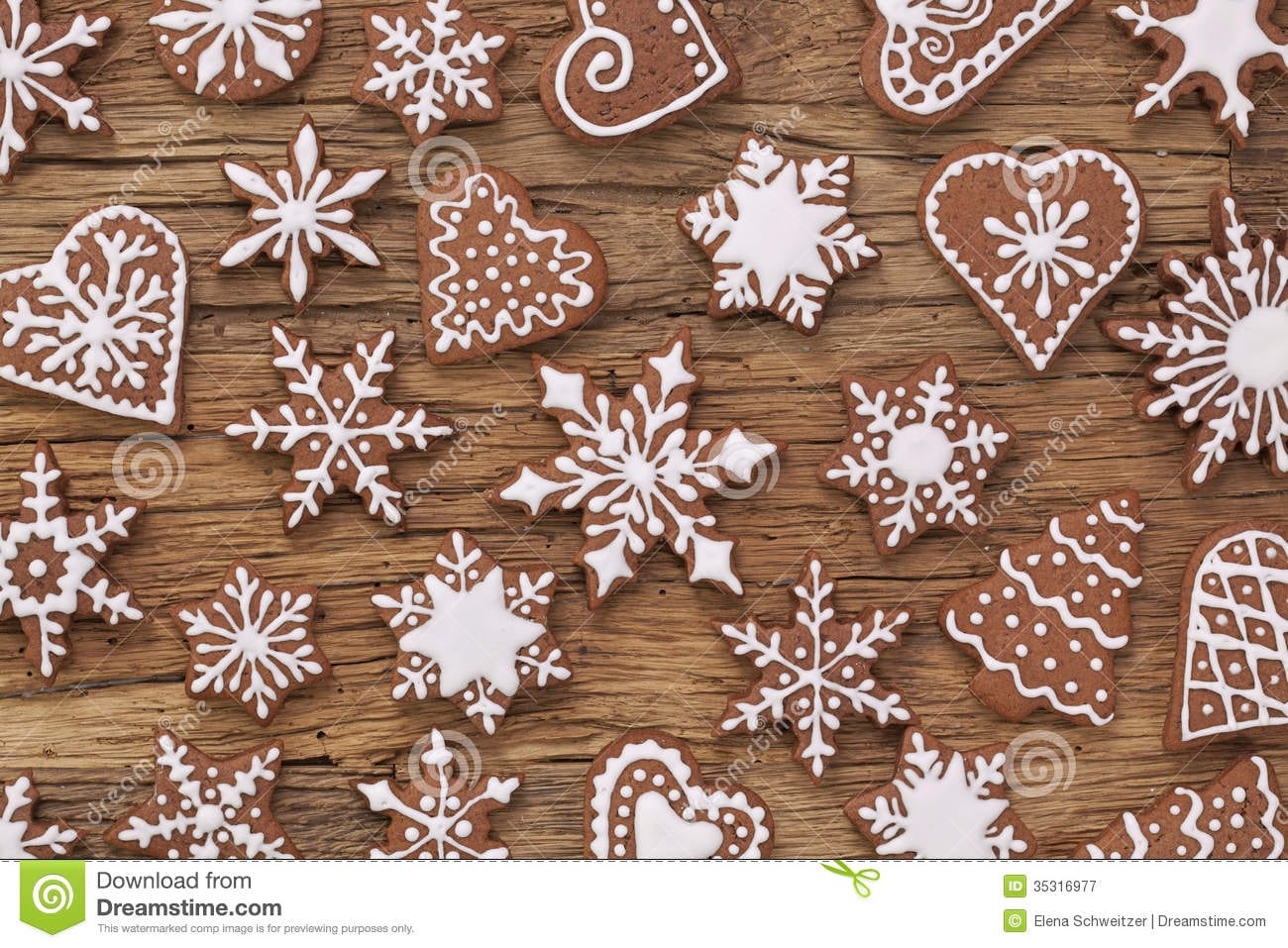 Gingerbread Cookies Stock Image  Image Of Bake, Aroma