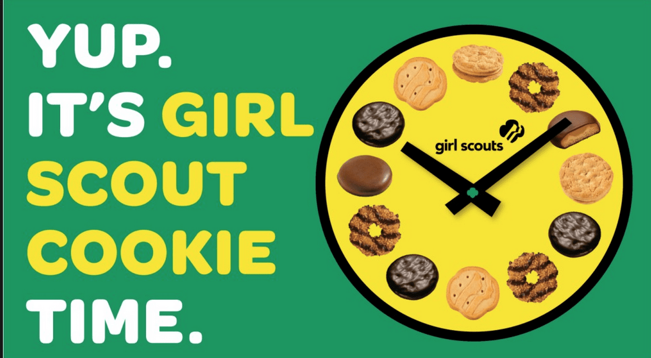 Girl Scout Cookie Booth!