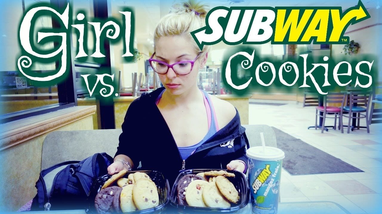 Girl Vs Subway Cookies