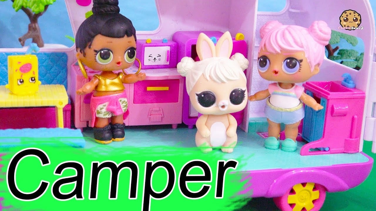 Girls Camper Trip ! Lol Surprise Dolls Go On Vacation