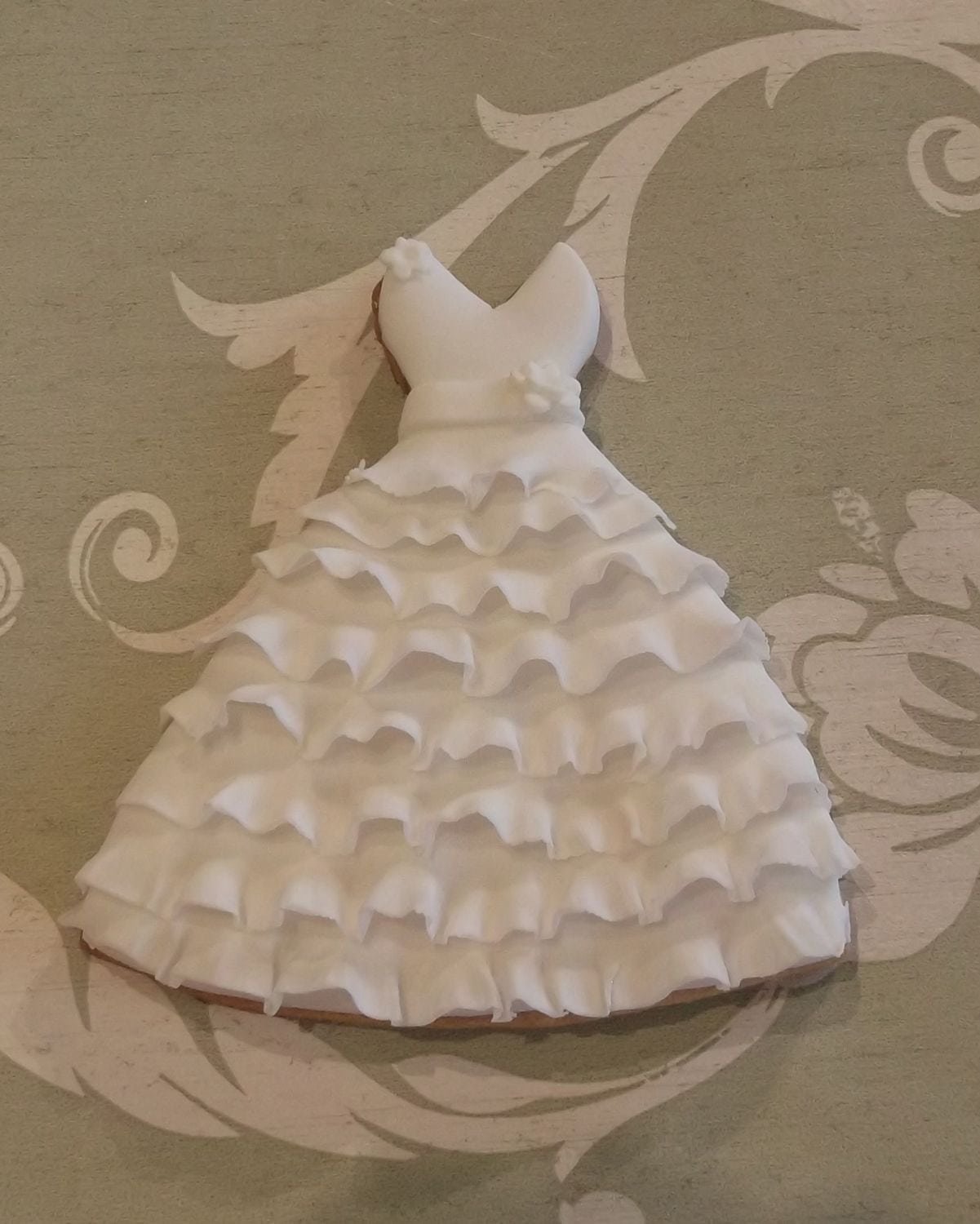 Gorgeous Wedding Dress Cookie