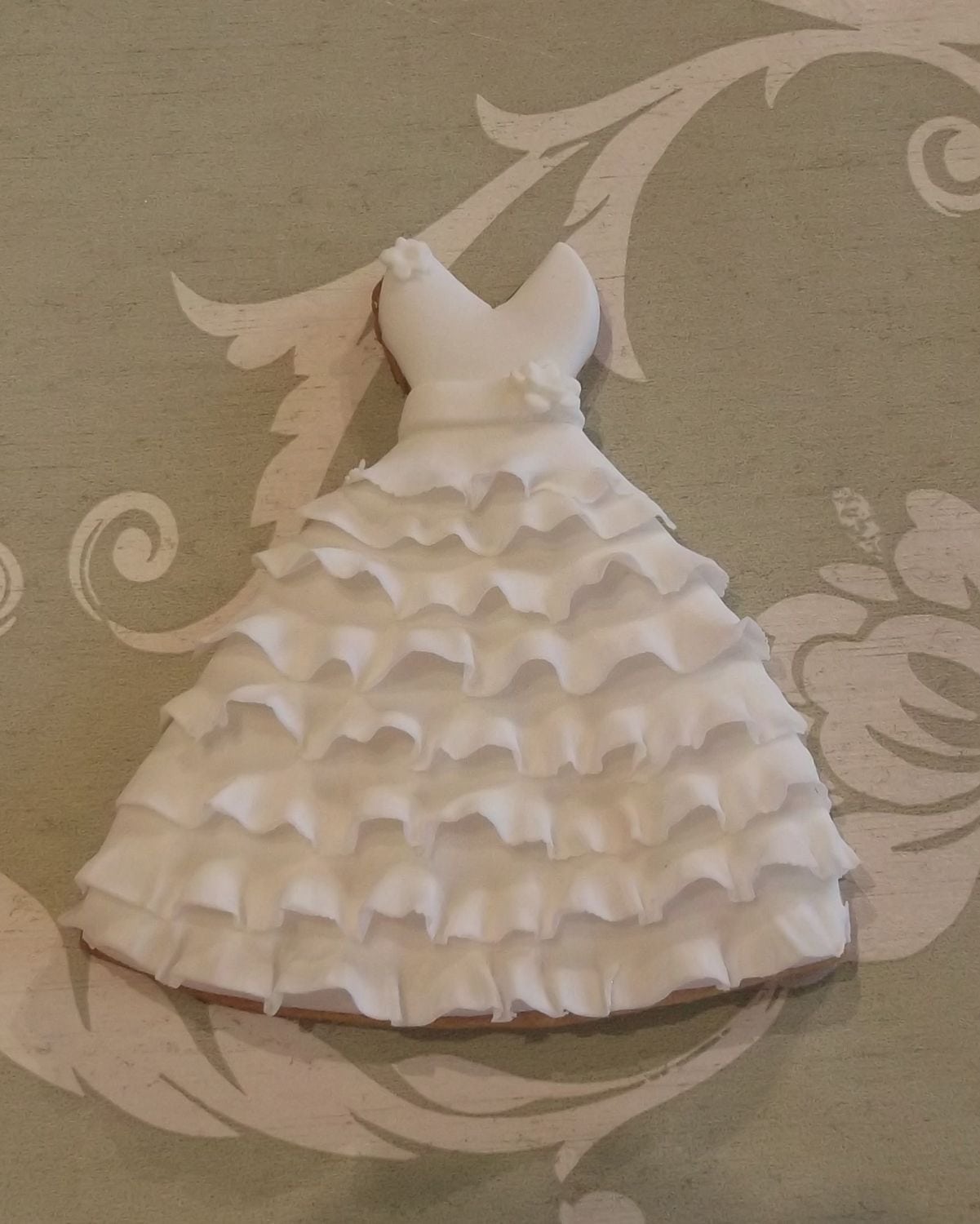 Gorgeous Wedding Dress Cookie