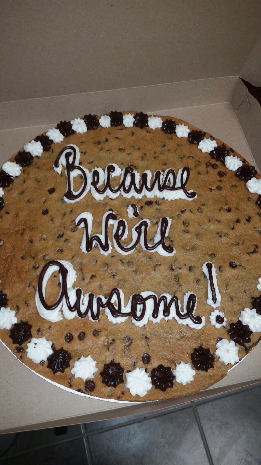 Great American Cookie Cake Fail