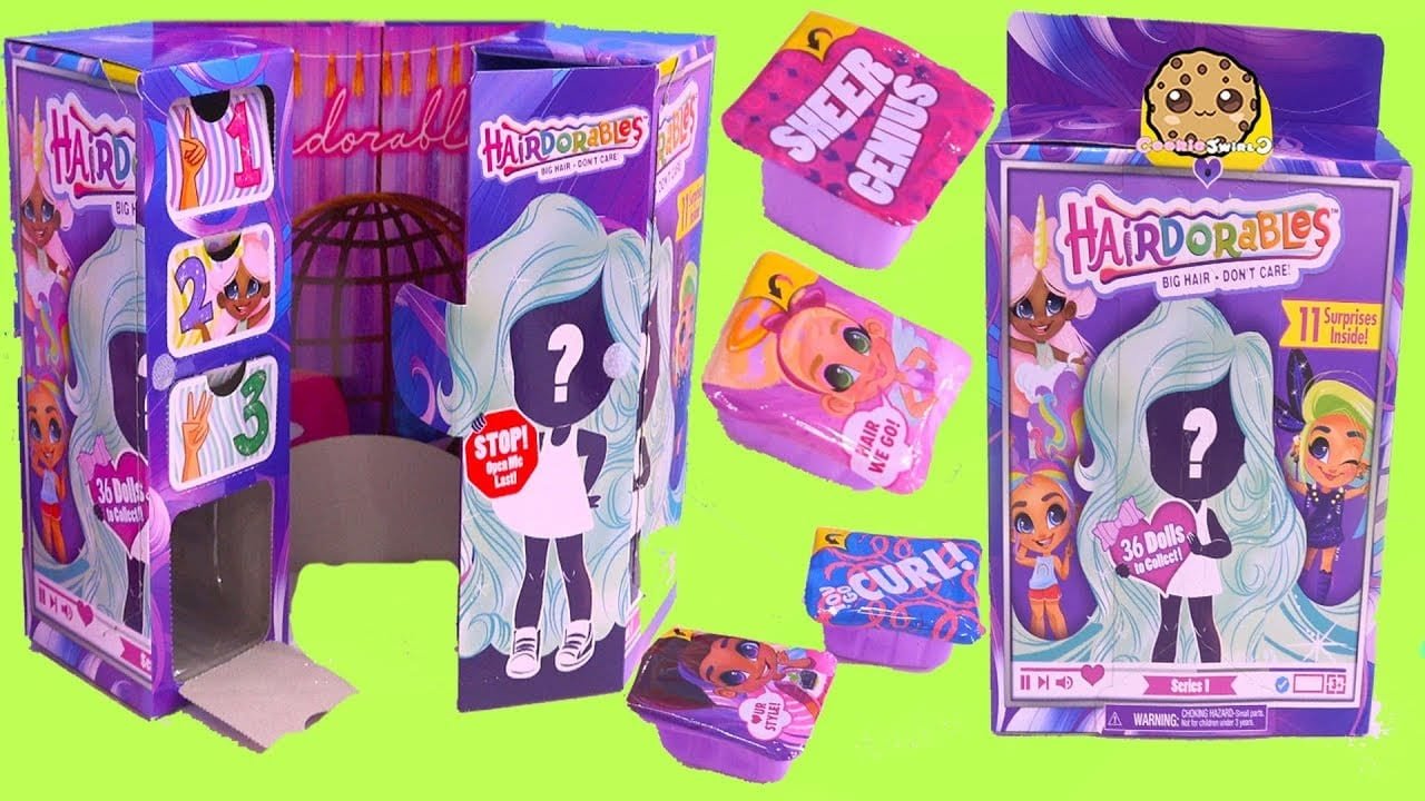 Hairdorables Surprise Dolls + Blind Bags ! Cookie Swirl C Video