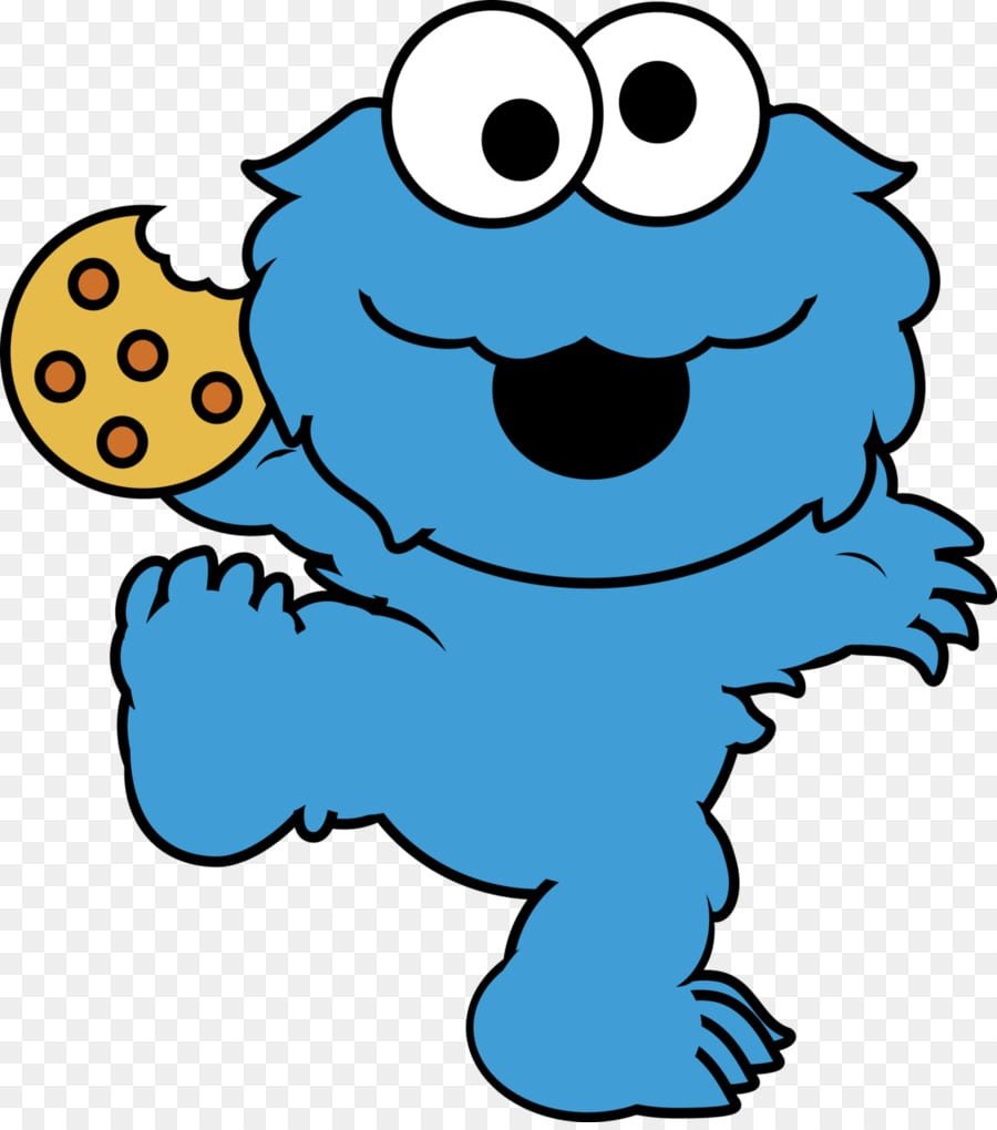 Happy Birthday, Cookie Monster Elmo Biscuits Clip Art