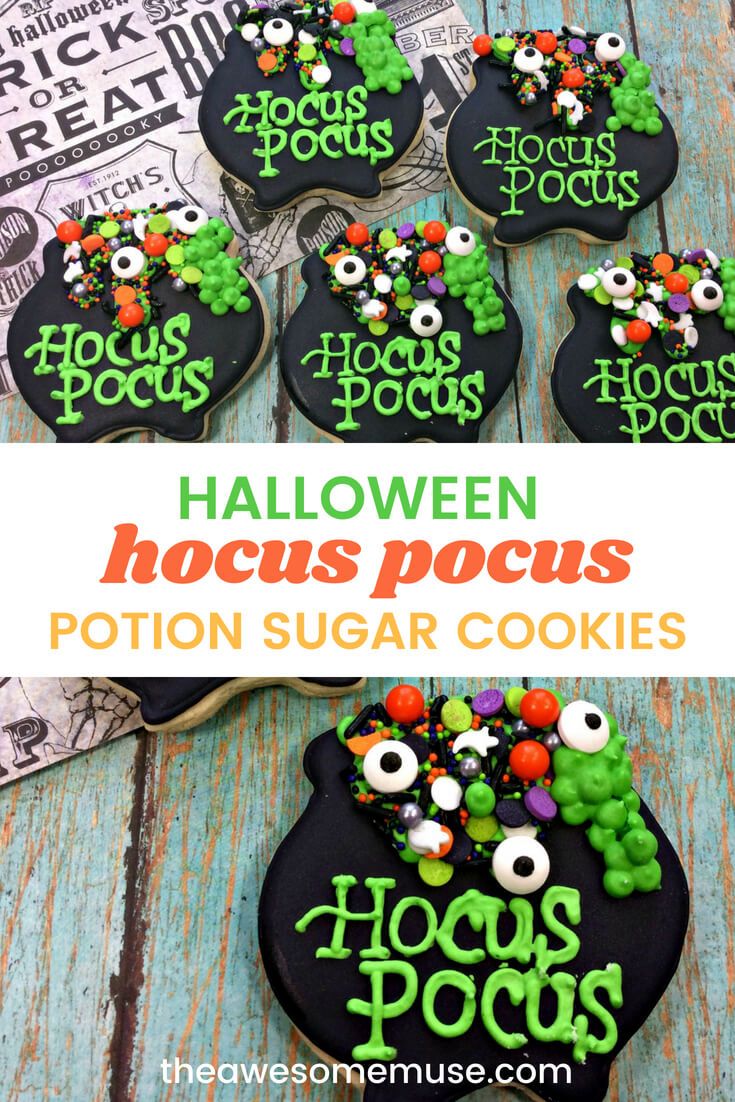 Hocus Pocus Potion Sugar Cookies