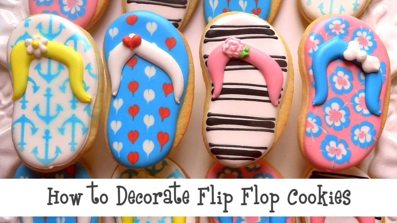 How To Decorate Flip Flop Cookies