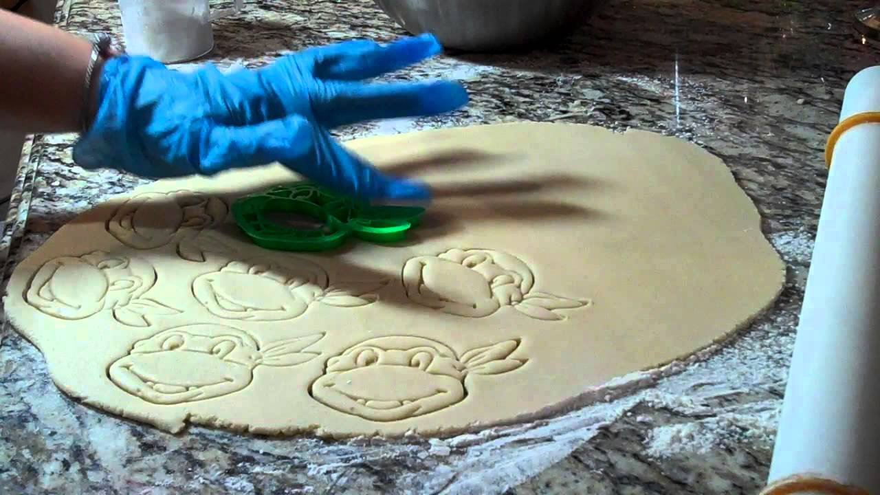 How To Use Ninja Turtle Cookie Cutter From Etsy Part 1