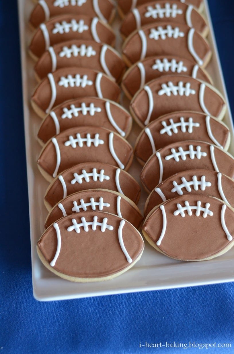 I Heart Baking!  Football Cookies And Tooth Cookies
