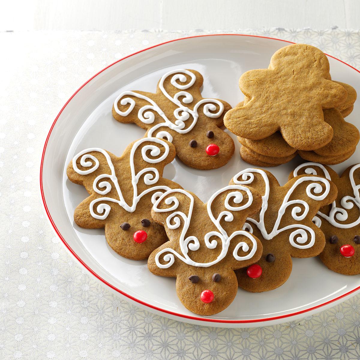 Jolly Ginger Reindeer Cookies Recipe