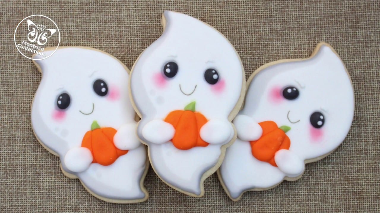 Kawaii Ghost Cookies With Sweet Sugarbelle Halloween Cutter Kit