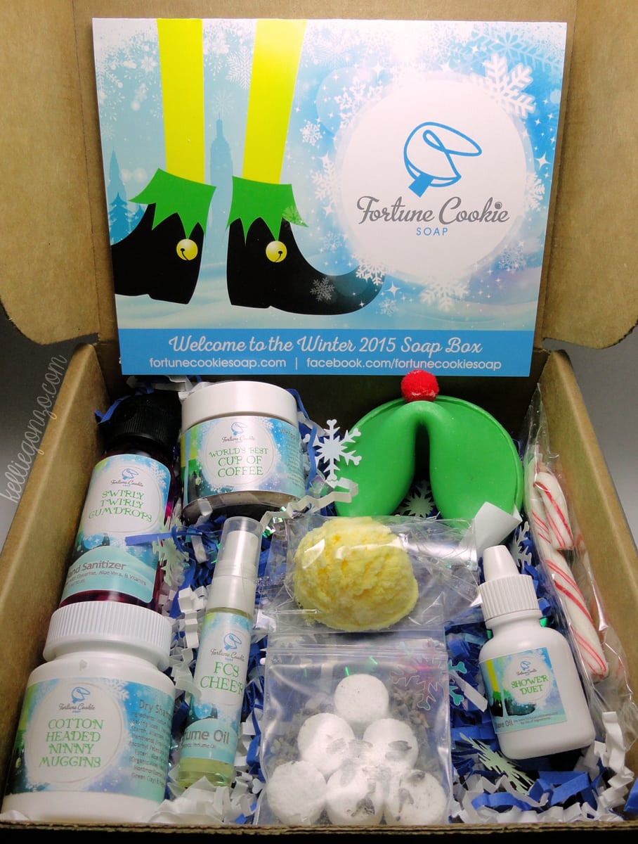 Kelliegonzo  Fortune Cookie Soap Winter 2015 Soap Box Review