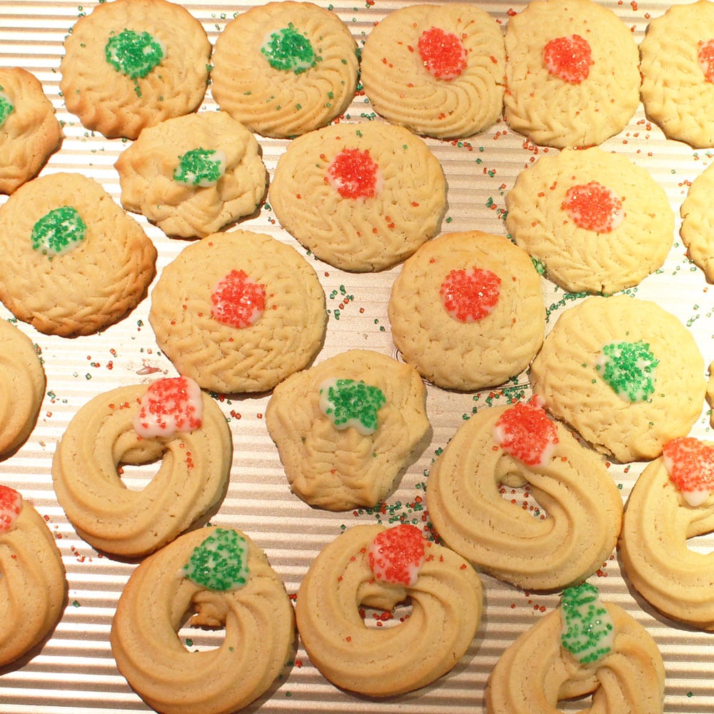 Lemon Spritz Cookies