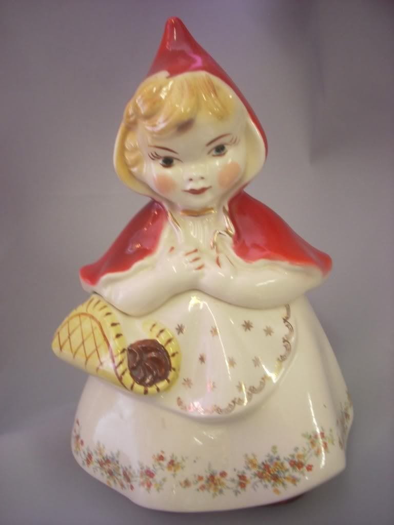 Little Red Riding Hood Cookie Jar~memories Of Afternoons At My